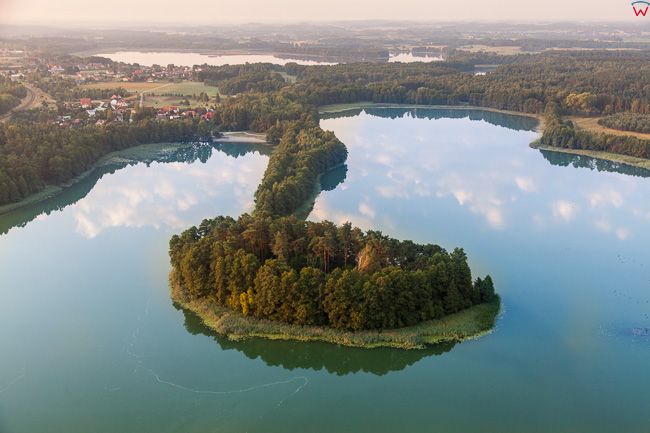 Jezioro Sawinda Wlk.. EU, Pl, Warm-Maz. Lotnicze